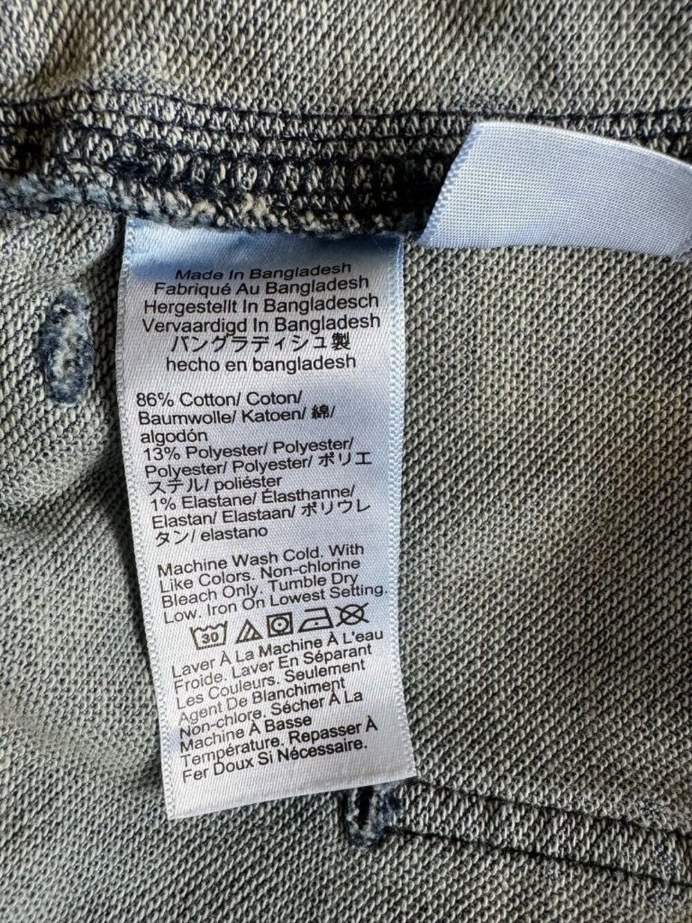 J. Crew Factory Utility Signature Med Blue Stretch+ Denim Jogger Jeans Size 30 - Picture 11 of 12